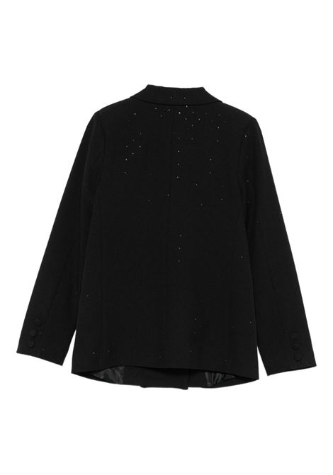 Blazer con strass Lù-Lù BY MISS GRANT | LL3781NERO